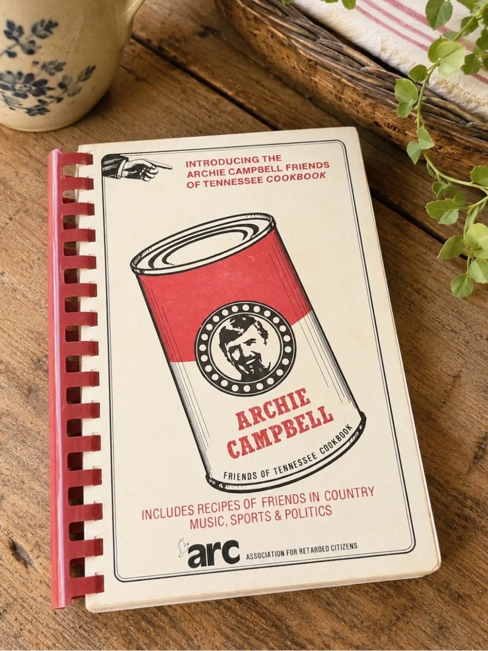 Vintage 1984 Archie Campbell Tennessee Cookbook. Southern | Country Music